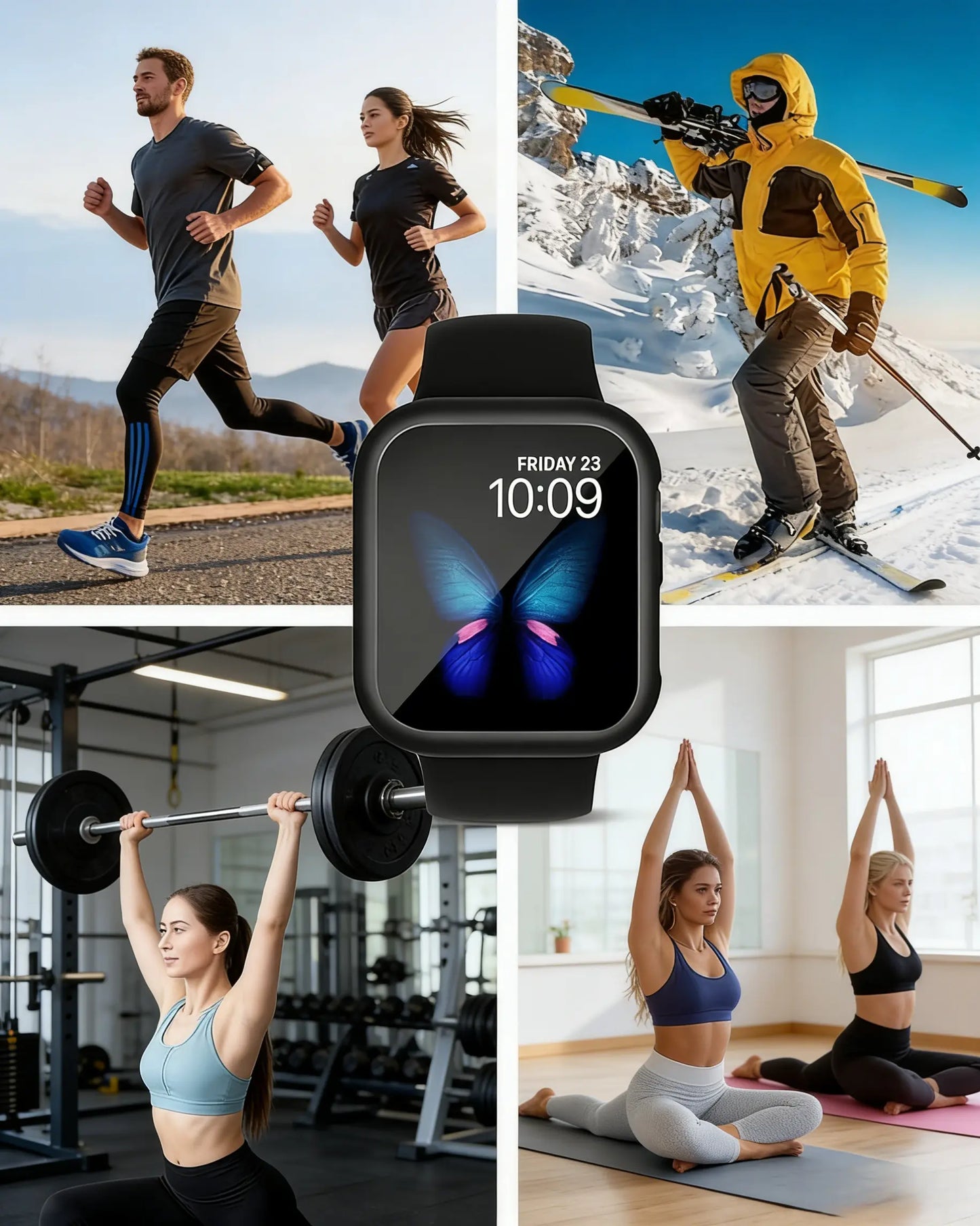24 Straps with Storage Design, Compatible with Apple Watch Sport Bands 38Mm/40Mm/41Mm/42Mm. Waterproof, Durable and Soft Silicone Straps, Unisex for Women and Men; Silicone Straps with Storage Box.